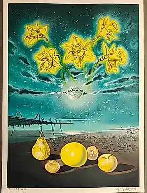 Xavier Degans - Surrealistisch landschap kopen? Bied vanaf 100!