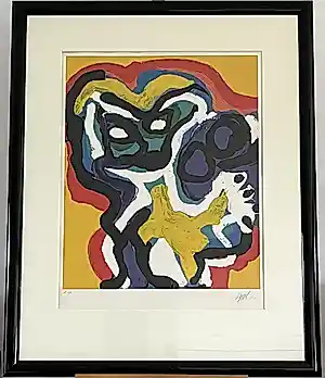 Karel Appel - Yellow Flower Head - épreuve d'artiste - 1977 kopen? Bied vanaf 1390!