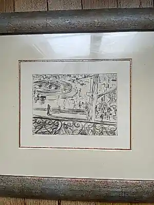 Helene de Beauvoir - Uitzicht op Parijs met geanimeerde personages. kopen? Bied vanaf 250!