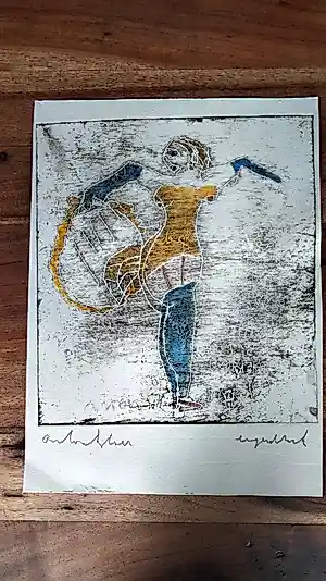 Anton Heyboer - Can can danseres kopen? Bied vanaf 199!
