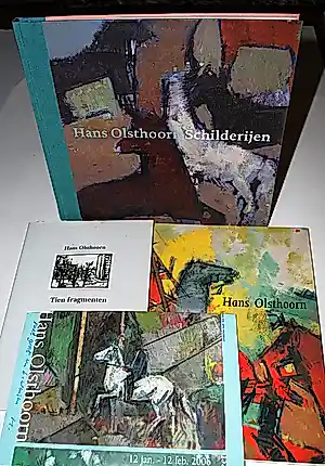 Hans Olsthoorn - 2 boeken, 1 gedichtenbundel (gesigneerd, 292/500) & 1 affiche (gesigneerd) kopen? Bied vanaf 50!