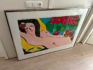 Walasse Ting - Liggend vrouwelijk naakt kopen? Bied vanaf 400!