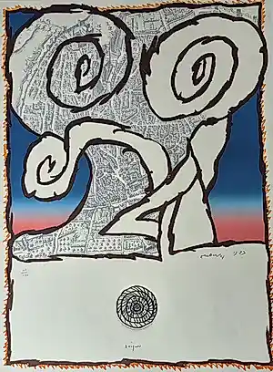 Pierre Alechinsky - litho 66/120, gesigneerd r.m. - 1983 kopen? Bied vanaf 1395!