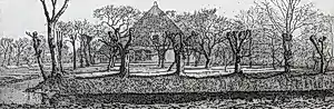 Reinder Homan - handgesigneerde ets/aquatint | 'Heech Hiem - Goutum' | 2009 kopen? Bied vanaf 120!