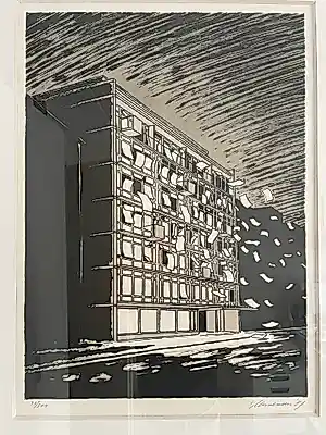 Jeroen Henneman - Kantoor in de wind #53 van 500 verkocht voor € 370!