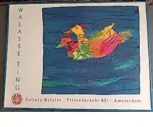 Walasse Ting - Affiche Gallery Delaive - Eenden kopen? Bied vanaf 50!
