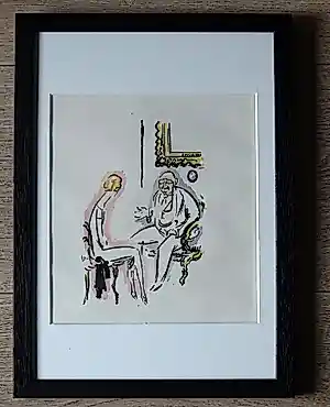 Kees van Dongen - couple conversation, 1925 kopen? Bied vanaf 170!