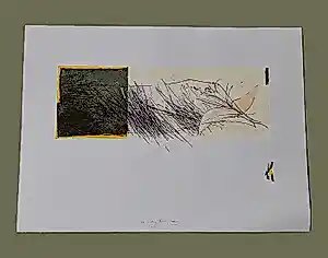 Manu Baeyens - grote, in beperkte oplage (100) gemaakte kleur zeefdruk "XX Century belong III" kopen? Bied vanaf 50!