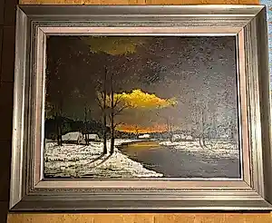 Piet Mees - Winterlandschap kopen? Bied vanaf 70!