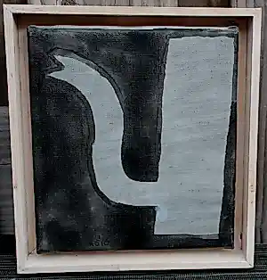 Klaas Gubbels - Ingelijst acryl op doek: koffiekan - 2016 kopen? Bied vanaf 1399!