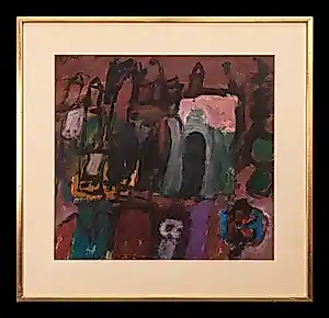 Eugène Brands - Olieverf op papier - 1957 kopen? Bied vanaf 1999!