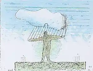 Co Westerik - Ingelijste litho: ‘De regen omarmen’ - 1996 kopen? Bied vanaf 225!