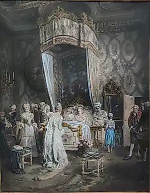 Francois Adolphe Grison - Le lever de Marie-Antoinette kopen? Bied vanaf 100!