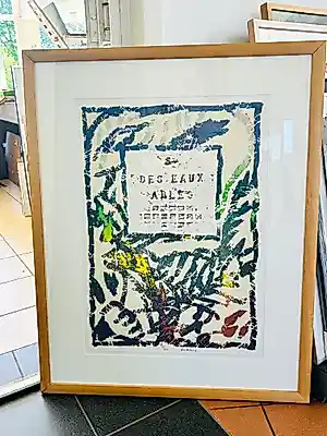 Pierre Alechinsky - Société des Eaux d'Arles 1984 ( met lijst) kopen? Bied vanaf 1145!