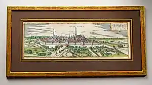 Frans Hogenberg - FARBSTICH " GRONINGEN " 1581 kopen? Bied vanaf 150!