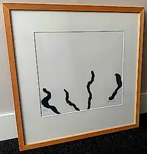 Armando - Ingelijste litho: De stilte - 2010 (nette lijst!) kopen? Bied vanaf 250!