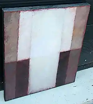 Ton Frenken - Acryl op doek: Aanwezigheid - 1988 (incl. factuur Galerie Borzo) kopen? Bied vanaf 1000!