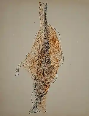Henri Laurens - Personage - 1951 - Originele lithografie - Mourlot - Met monogram kopen? Bied vanaf 80!