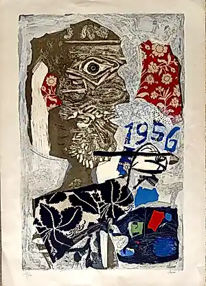 Antoni Clave - École de Paris, 1956 - Lithographie originale signée et numérotée kopen? Bied vanaf 625!