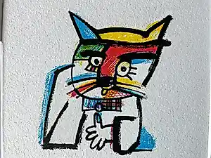 Otmar Alt - Kleiner Kater. kopen? Bied vanaf 30!