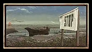 Herman Berserik - Acryl op paneel: Eb, Hansweert - 1990 kopen? Bied vanaf 2995!