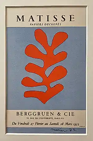 Henri Matisse - Figuur. Cut out. Naar werk uit 1953. kopen? Bied vanaf 149!