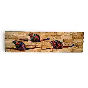 Martin Klaaszen - Wandsculptuur van drie vliegende vogels kopen? Bied vanaf 100!