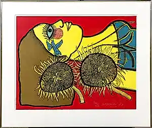 Corneille - Hommage à Van Gogh - litho - Gesigneerd - ingelijst - 1989 kopen? Bied vanaf 350!