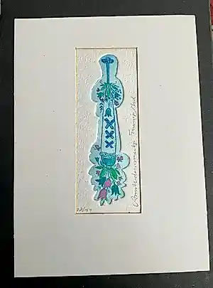 Truusje Mul - Kleur ets, Amsterdammertje, gesigneerd,28/150 kopen? Bied vanaf 20!