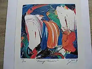 JAS - Zeefdruk, Orange Favoriete kopen? Bied vanaf 35!
