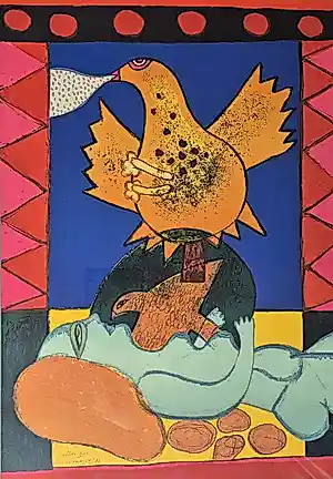 Corneille - litho E/A, gesigneerd m.o. - 1976 kopen? Bied vanaf 395!