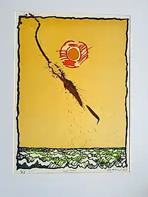 Pierre Alechinsky - Flying Objects /Objets Volants,t, gesigneerde litho - kopen? Bied vanaf 1225!