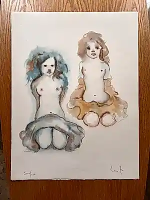 Leonor Fini - Prachtige gesigneerde litho - "Livre d'Images" - 1971 - XIX/XXVI kopen? Bied vanaf 75!