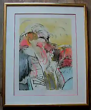 Kees van Bohemen - Ingelijste litho: Vrouw - 1981 kopen? Bied vanaf 100!