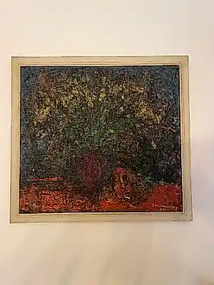 Lucas Meersman - Vroeg abstract bloemstilleven uit 1959 kopen? Bied vanaf 120!