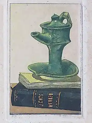 Frans Everbag - Stilleven met schenkkan en boeken - Ets en aquatint kopen? Bied vanaf 100!