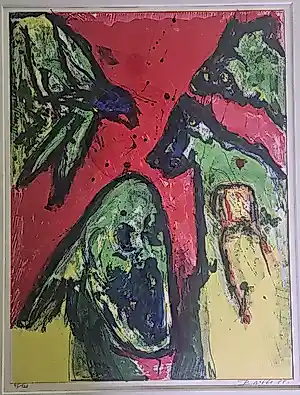 Mogens Balle - Zonder titel (Figuratieve compositie), Smidth no. 1988-024 kopen? Bied vanaf 255!