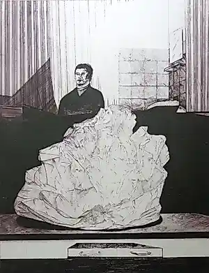 Kees Spermon - STILLEVEN MET PROP PAPIER / KLEURETS / 71x56cm / SIG / 1974 kopen? Bied vanaf 20!