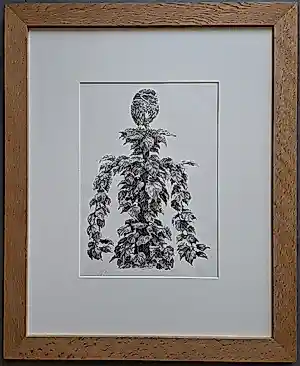 Peter Vos - Peter Vos - gesigneerde litho - ingelijst verkocht voor € 149!