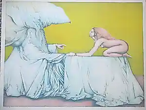 Georg Hadeler - Erotische droom - Kleurenlitho kopen? Bied vanaf 48!
