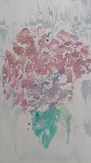 Rudi Polder - Bloemen monotype (unicum) kopen? Bied vanaf 45!
