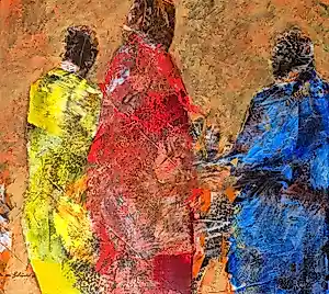 Willem van Scheijndel - acryl op doek, gesigneerd l.o. kopen? Bied vanaf 950!