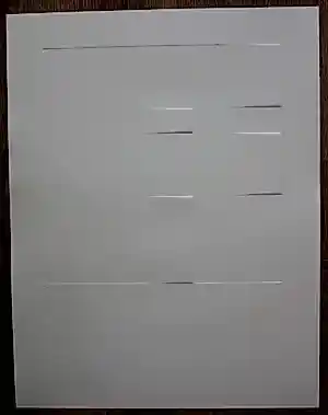 Harry van Kuyk - Reliëfdruk: Geometrische compositie kopen? Bied vanaf 150!