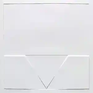 Harry van Kuyk - Geometrische compositie, reliëfdruk kopen? Bied vanaf 145!