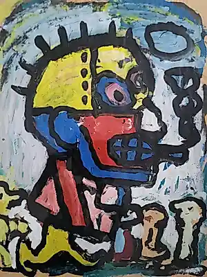 Peter Klashorst - Rokend figuur. kopen? Bied vanaf 149!
