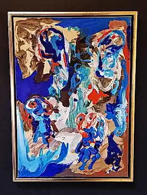 Finn Pedersen - Abstracte compositie kopen? Bied vanaf 975!