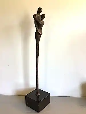 Jos Gielen - “ De Omhelzing “ verkocht voor € 185!