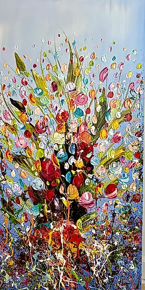 Gena - Blue Flowers kopen? Bied vanaf 300!