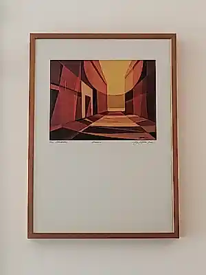 Jan Jetten - Schuren - gesigneerde offsetlitho kopen? Bied vanaf 175!