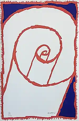 Pierre Alechinsky - kleurenlitho - 1986 - oplage 100 ex kopen? Bied vanaf 750!